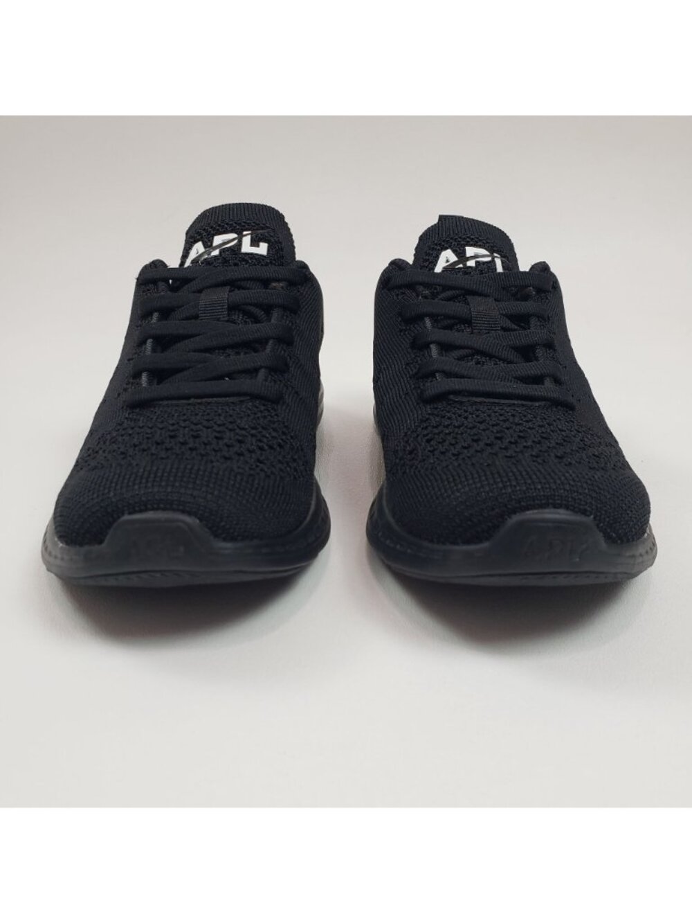 APL TechLoom Pro Black Black White Women’s Size 5 Athletic Knit Running Shoes - Picture 5 of 16